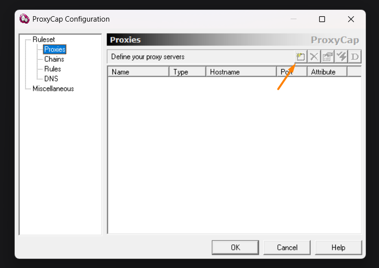 Interface ProxyCap